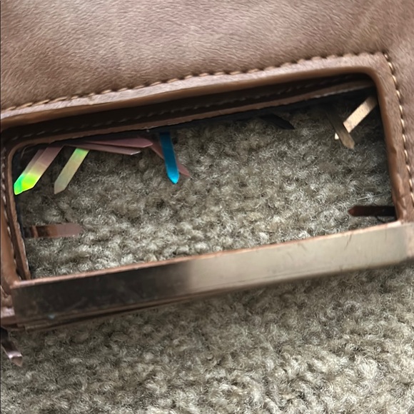 Multicolor Feathered Anthropologie Women\'s Bag excellent condition